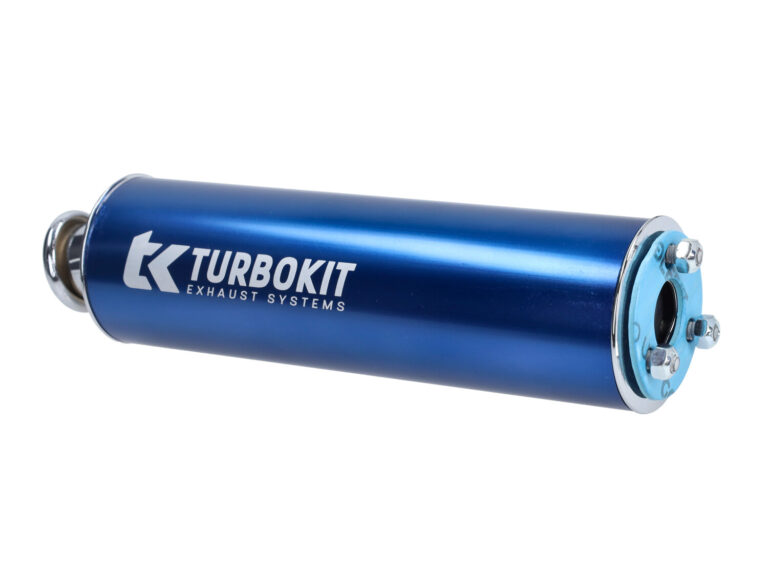 Nademper Turbokit Aluminium 3-bouts 60mm Blauw