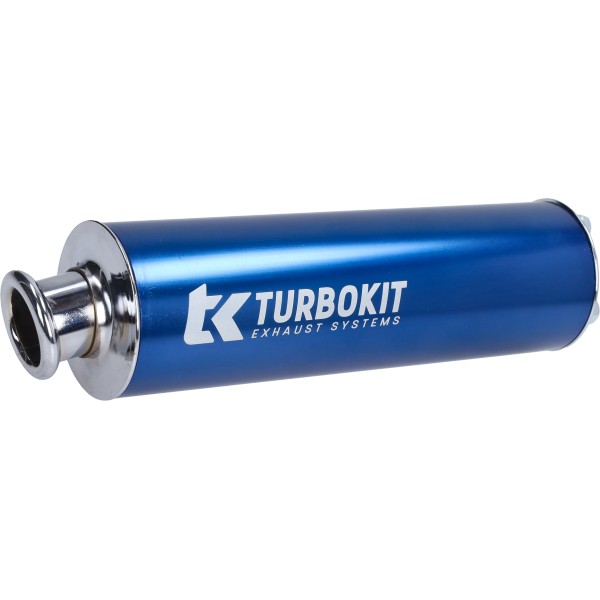 nademper Turbokit aluminium 3-bouts 60mm blauw