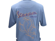 T-shirt Piaggio Origineel Officina 8 L Blauw 8l0177m04ott