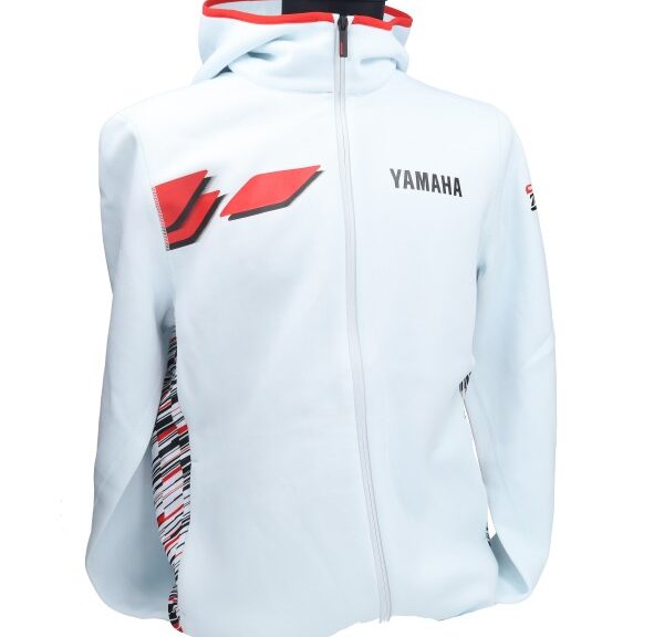 hoodie Yamaha origineel met rits 70th anniversary wit b2570annw60l