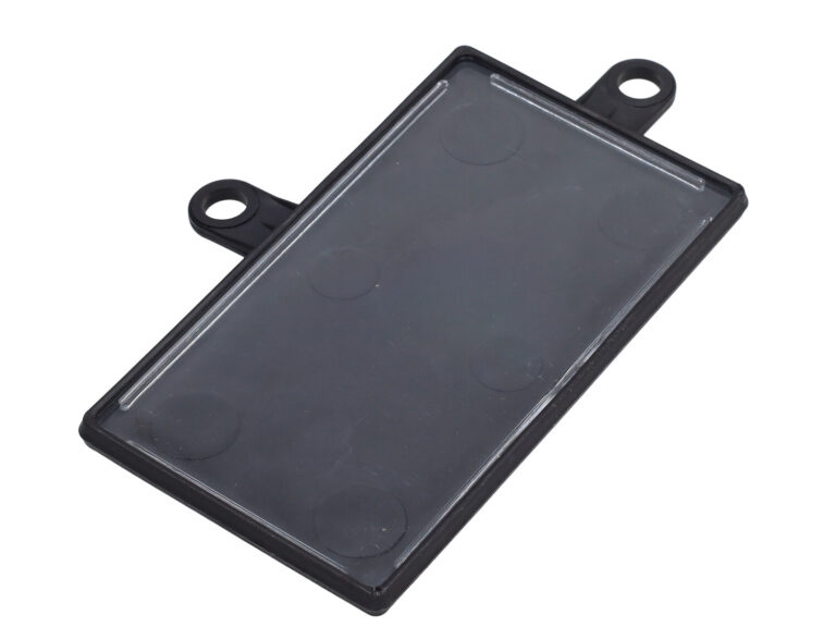 Houder Oldtimer Verzekering & Belastingsticker (2-vaks) Zwart Classic