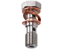 Banjoboutset Dubbel Remhendel/remklauw M10x1.25 Lang 38mm