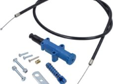 choke handmatig polini + kabel blauw scooter 316.0023