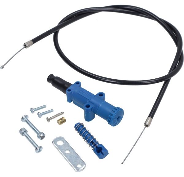 choke handmatig polini + kabel blauw scooter 316.0023