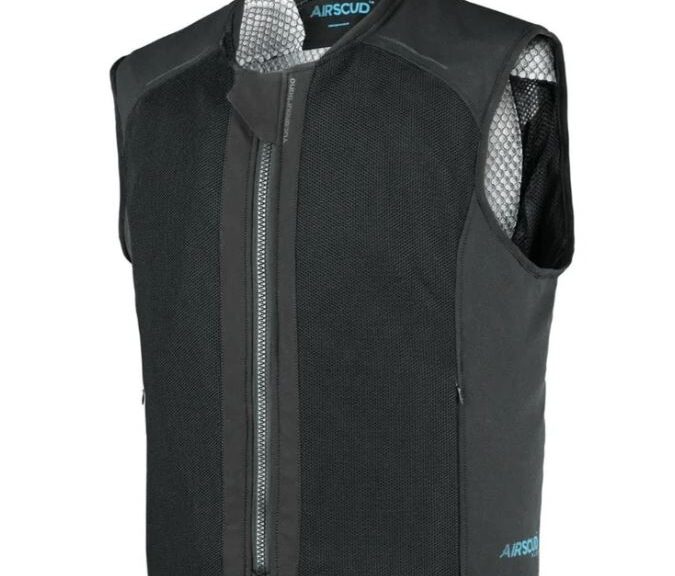 airbag vest tucano airscud CE gecertificeerd heren m zwart motorfiets
