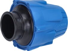powerfilter polini recht universeel 37mm blauw 203.0177
