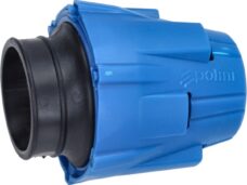 powerfilter polini recht universeel 46mm blauw 203.0178
