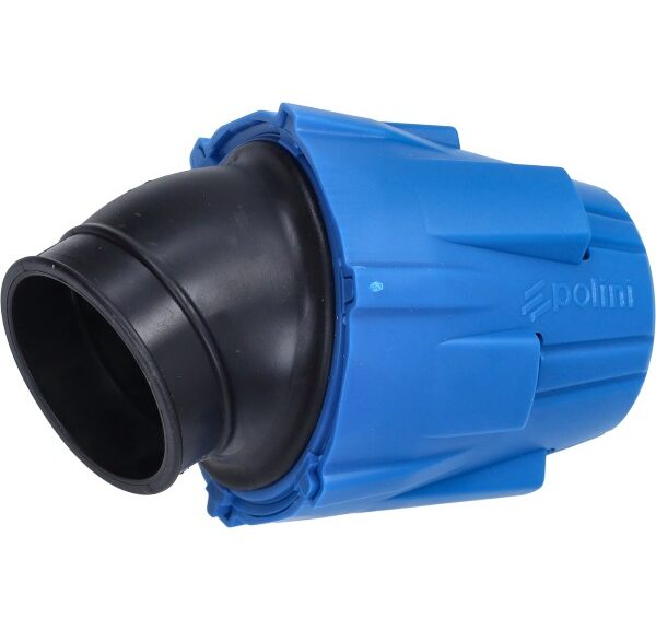 powerfilter polini schuin universeel 30 graden 42mm blauw 203.0181