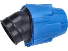 powerfilter polini schuin universeel 30 graden 46mm blauw 203.0184