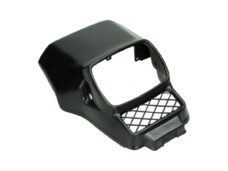 Spoiler quadrato nero per faro anteriore MT per ciclomotori e scooter Honda