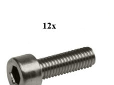 Bout inbus m8x30mm rvs