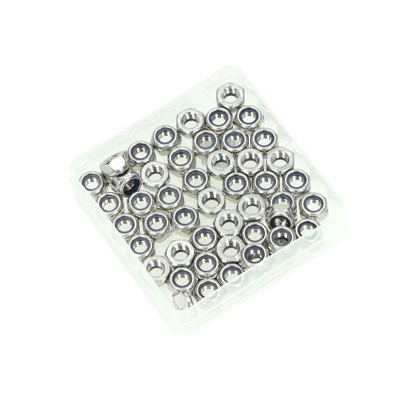 moer zelfborgend rvs 6mm 50pcs
