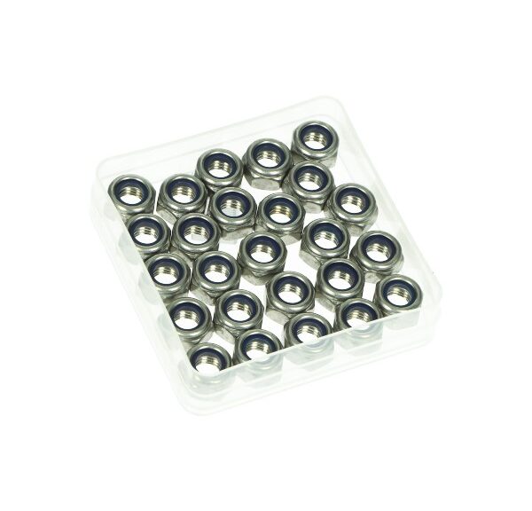 Moer zelfborgend rvs 8mm