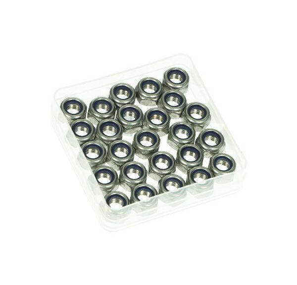 moer zelfborgend rvs 8mm 25pcs