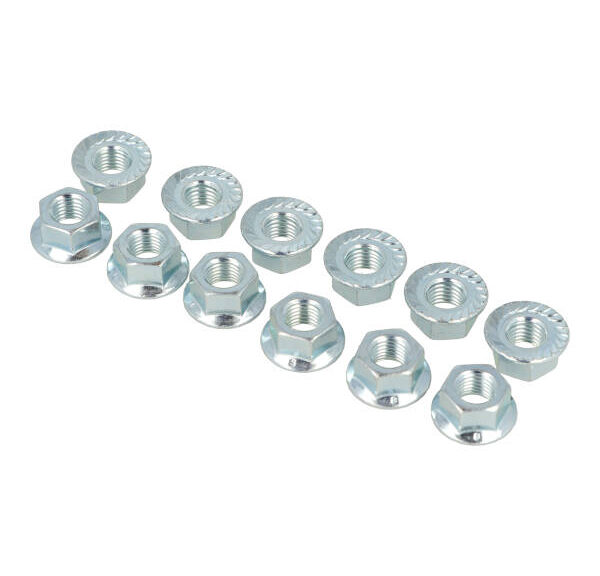 Moer + flens m10x1.25 — geschikt voor Honda
