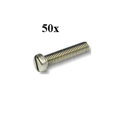 Bout cilinder schroef m4x16mm