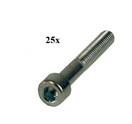 Bout inbus m6x25mm