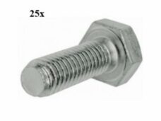 bout zeskant m7x30mm 25pcs
