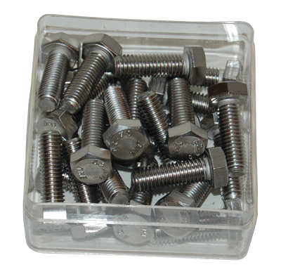 Bout zeskant m8x25mm rvs