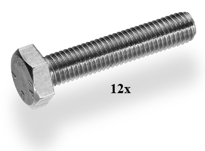 Bout zeskant m8x70mm