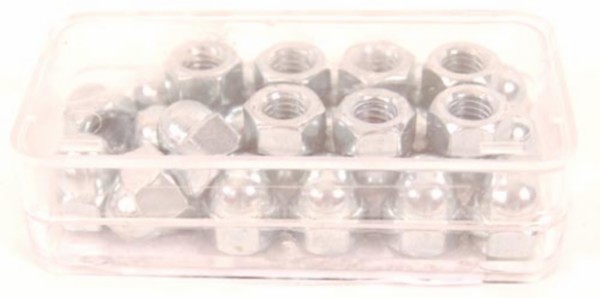 dopmoer universeel m6 chroom 25pcs