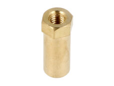 Uitlaatmoer Messing Hoog Scooter/bromfiets M6x25mm