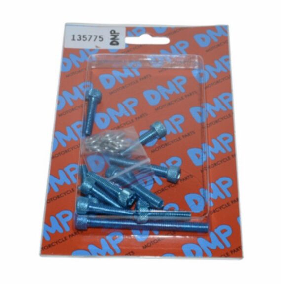 boutset DMP carter inbus 2t links m6 blauw alu mbk nitro
