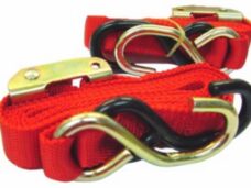 gereedschap DMP spanband set (2m lengte) rood 2-delig
