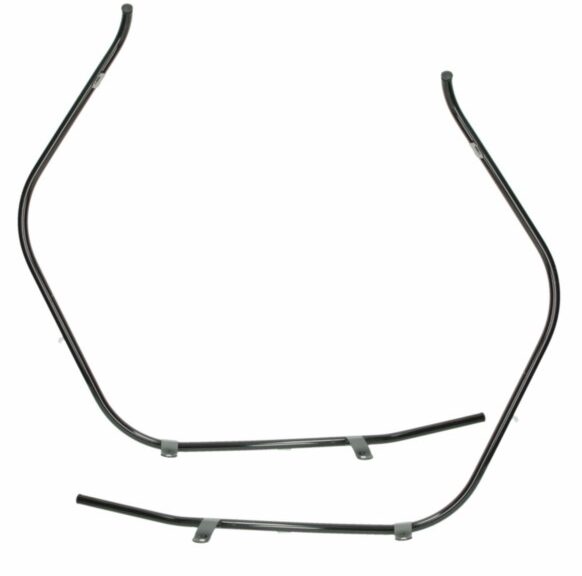 sierbeugelset DMP voorscherm zwart glans BTC Riva