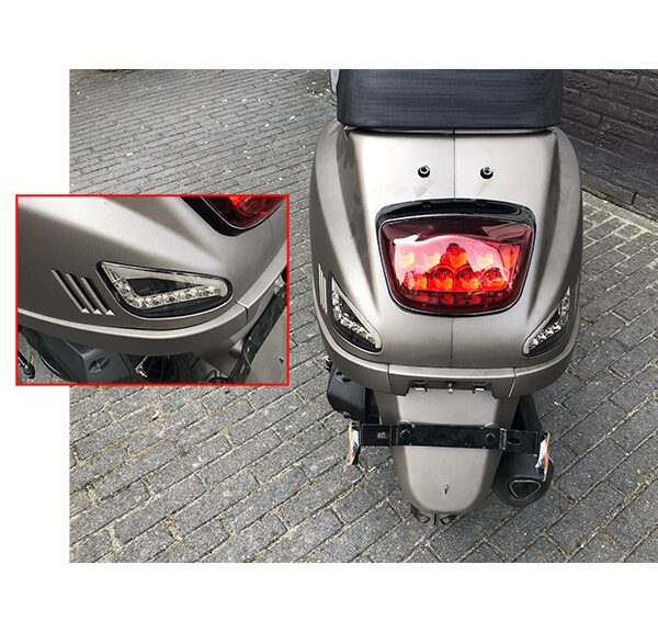 knipperlichtset DMP led matrix E-keur achter smoke tube audi look china lx/napoli