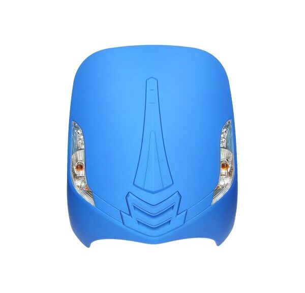 voorscherm + knipperlichten new style blauw mat BTC Riva