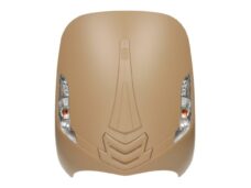 Voorscherm + knipperlichten new style cappuccino mat — geschikt voor BTC Riva