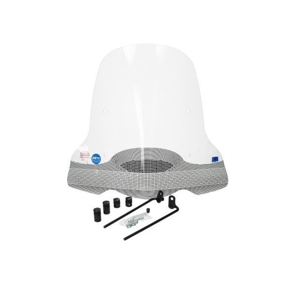 Windscherm Regia met bevestigingsset 60cm helder ecooter E1