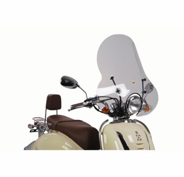 windscherm isotta met bevestigingsset hoog agm/btc helder agm Retro