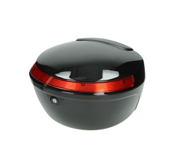 topkoffer Ecooter universeel zwart glans ecooter E1