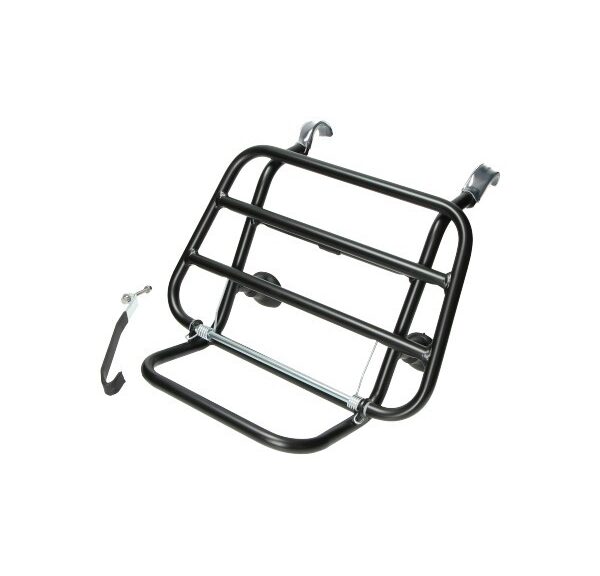 voordrager Regia opklapbaar (made in EU) zwart mat agm VX50