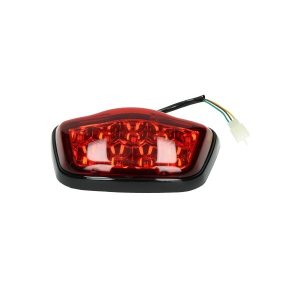 Achterlicht LED rood/smoke zwarte rand china lx/napoli
