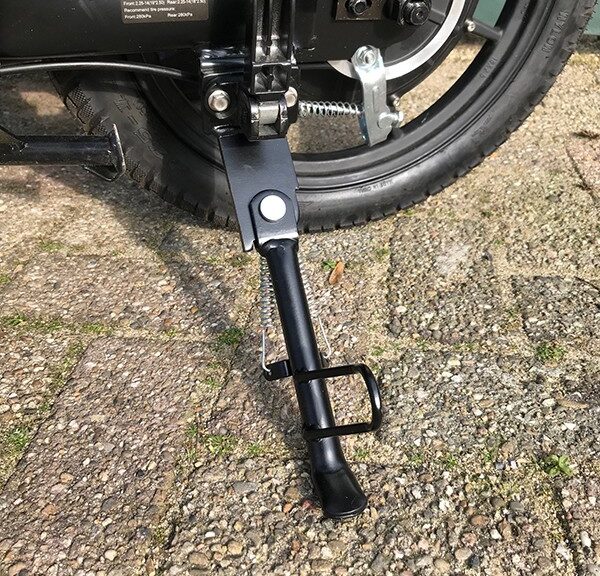 zijstandaard (made in EU) zwart agm Goccia GEV1000