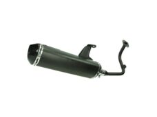 uitlaat jamarcol euro-4/5 (made in EU) model Akropovic  dubbele schokbreker zwart agm VX50
