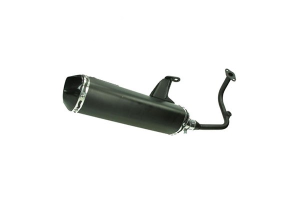 uitlaat jamarcol euro-4/5 (made in EU) model Akropovic  dubbele schokbreker zwart agm VX50