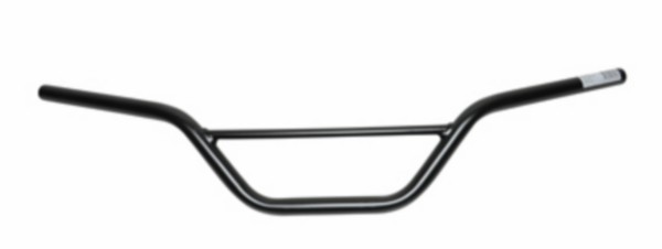stuur + spijl 22mm zwart bromfiets