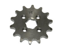 Pignon avant DMP 14 dents pour Honda et Derbi Senda GPR