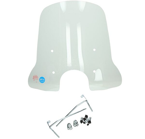 windscherm Regia met bevestigingsset hoog (made in EU) razzo pisa rs50 helder turbho RS-50