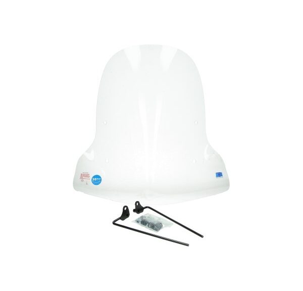 windscherm Regia met bevestigingsset hoog (made in EU) helder iva E-Go S-5