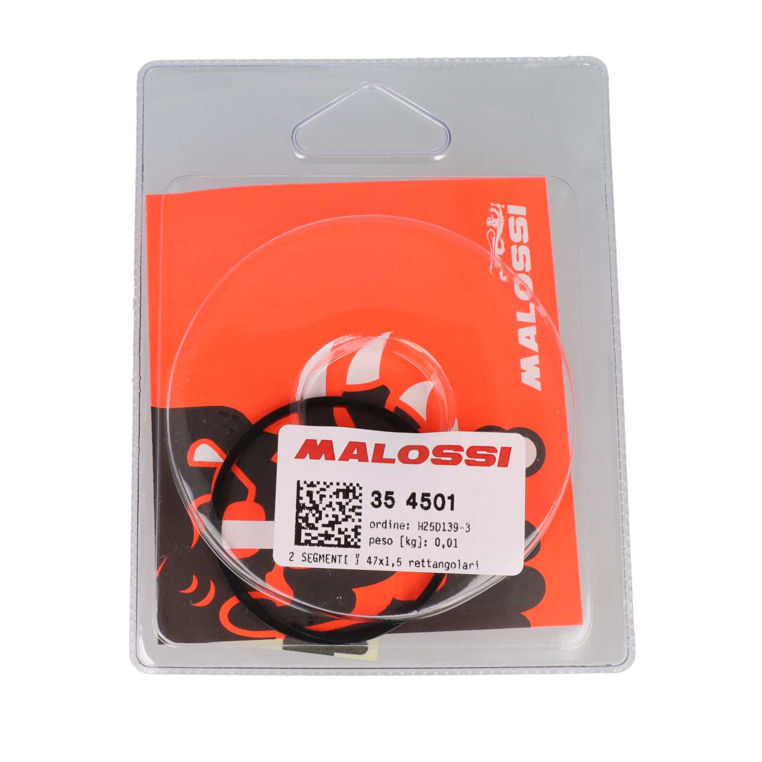 Zuigerveerset Malossi 70cc 47x1.5mm Voor Suzuki En Honda - Afbeelding 2