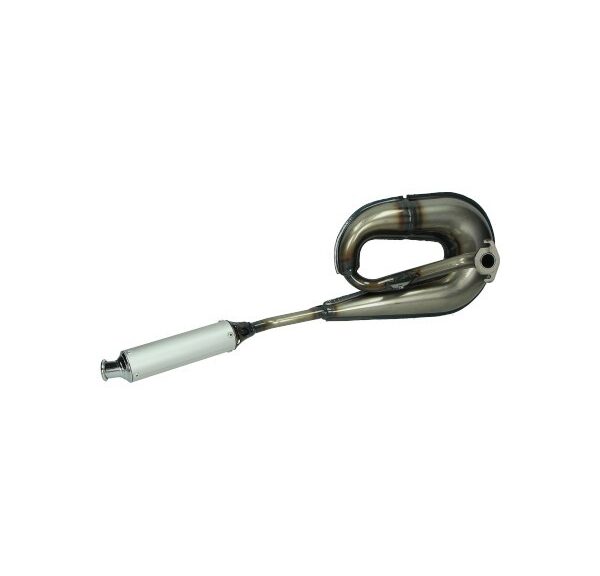 uitlaat tecno circuit flens peugeot blank/alu 103