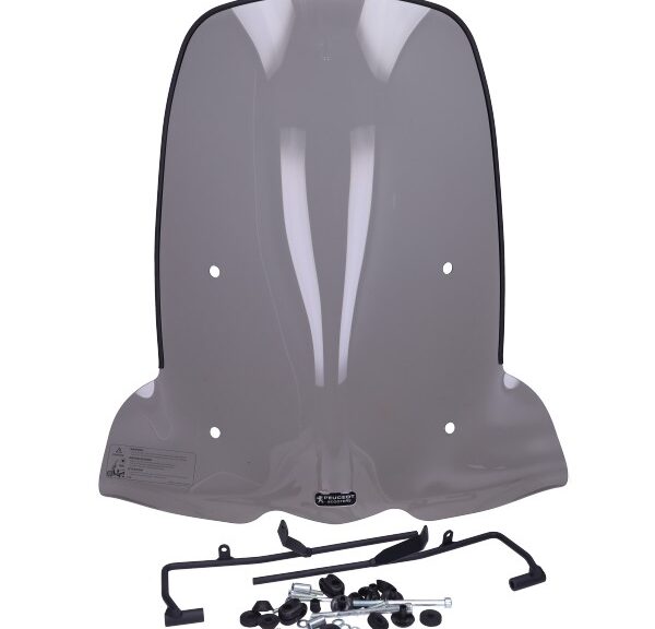 windscherm Peugeot origineel met bevestigingsset hoog 70cm smoke kisbee pg530-kis-sml