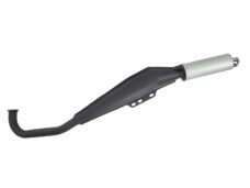 Escape Bullet negro alto para ciclomotor Puch Maxi