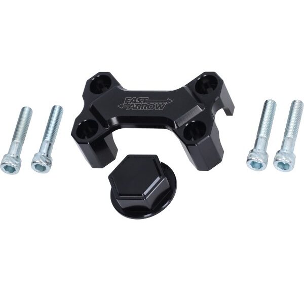 stuurklemset Fast Arrow Pro compleet cnc gefreesd o.a standaard voorvork m7 zwart maxi