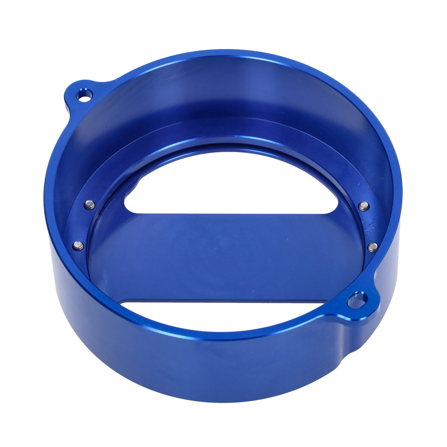 Vliegwieldeksel Fast Arrow Pro Cnc Gefreesd Met Venster Blauw Voor Puch Maxi - Afbeelding 2